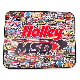 Holley Performance Tire Cover Black Vinyl 44 x 35 Inch - 36446