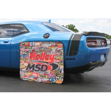 Holley Performance Tire Cover Black Vinyl 44 x 35 Inch - 36446-1