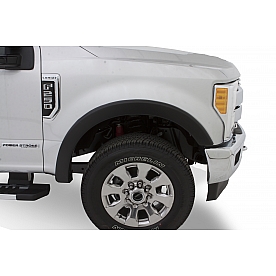 Bushwacker Fender Flare - Black Dura-Flex 2000 ABS Smooth Plastic Matte Set Of 2 - 20107-02