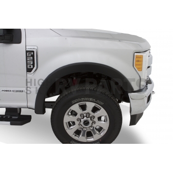 Bushwacker Fender Flare - Black Dura-Flex 2000 ABS Smooth Plastic Matte Set Of 2 - 20107-02