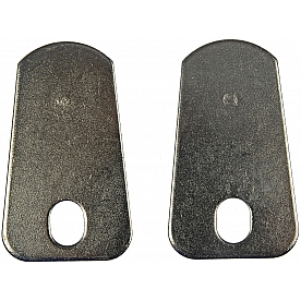 Help! By Dorman Tailgate Hinge - Natural Steel Silver Set Of 2 - 38646