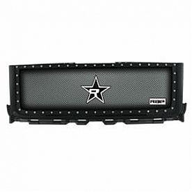 RBP (Rolling Big Power) Grille Insert - Black Stainless Steel Rectangular - 261208NDX1