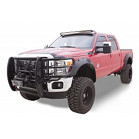 Bushwacker Fender Flare - Black Dura-Flex 2000 Textured Thermoplastic Matte Set Of 4 - 20940-02