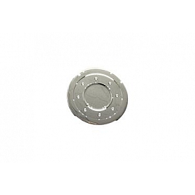 Auto Ventshade (AVS) Fuel Door Cover - Chrome Plated Silver ABS Plastic - 688773