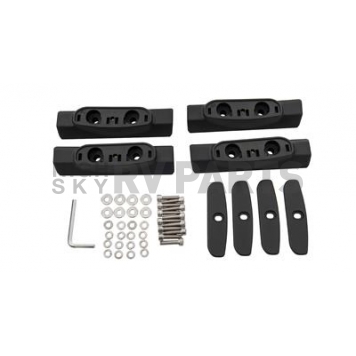 Rhino-Rack USA Roof Rack Mounting Kit Black Set Of 4 - RCP04BK