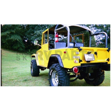 Bushwacker Fender Flare - Black Dura-Flex 2000 TPO Textured Plastic Matte Set Of 2 - 30002-07