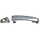 Help! By Dorman Exterior Door Handle - Plastic Silver Single - 88319