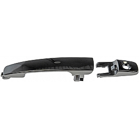 Help! By Dorman Exterior Door Handle - Plastic Silver Single - 81327