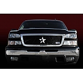 RBP (Rolling Big Power) Grille Insert - Black Powder Coated Stainless Steel Rectangular - 254171