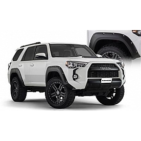 Bushwacker Fender Flare - Black Dura-Flex 2000 ABS Smooth Plastic Matte Set Of 4 - 30921-02