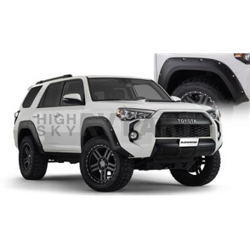 Bushwacker Fender Flare - Black Dura-Flex 2000 ABS Smooth Plastic Matte Set Of 4 - 30921-02