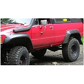Bushwacker Fender Flare - Black Dura-Flex 2000 ABS Smooth Plastic Matte Set Of 2 - 31022-11