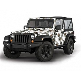 MOSSY OAK Vehicle Wrap Graphics - 2 Door Jeep Mossy Oak Winter - 10002J2WR
