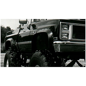 Bushwacker Fender Flare - Black Dura-Flex 2000 ABS Smooth Plastic Matte Set Of 2 - 40004-11