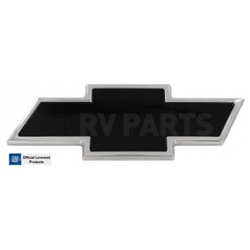 All Sales Emblem - Chevrolet Bow-Tie Black Aluminum - 96089KC