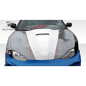 Extreme Dimensions Hood Scoop - Cowl Induction Primered Fiberglass Black - 101859