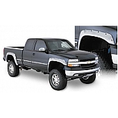 Bushwacker Fender Flare - Black Dura-Flex 2000 ABS Smooth Plastic Matte Set Of 2 - 40051-02