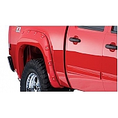 Bushwacker Fender Flare - Black Dura-Flex 2000 ABS Smooth Plastic Matte Set Of 2 - 40085-02