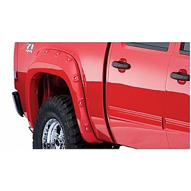 Bushwacker Fender Flare - Black Dura-Flex 2000 ABS Smooth Plastic Matte Set Of 2 - 40085-02