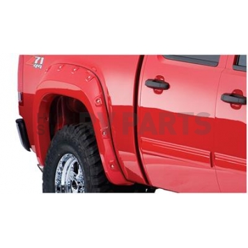 Bushwacker Fender Flare - Black Dura-Flex 2000 ABS Smooth Plastic Matte Set Of 2 - 40085-02
