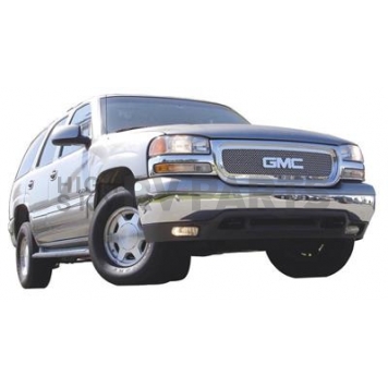 T-Rex Truck Products Grille Insert - Mesh Rectangular Polished Stainless Steel - 54175