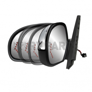 K-Source Exterior Mirror Electric OEM Black Single - 62160G-1