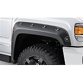 Bushwacker Fender Flare - Black Dura-Flex 2000 ABS Smooth Plastic Matte Set Of 2 - 40135-02