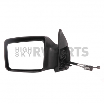 CIPA USA Exterior Mirror Rectangular Manual/ Remote Black Single - 47492