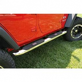 Rugged Ridge Nerf Bar 4 Inch Polished Stainless Steel - 1159310