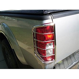 Black Horse Offroad Tail Light Guard Stainless Steel Bar Set Of 2 - 7NIFRSS