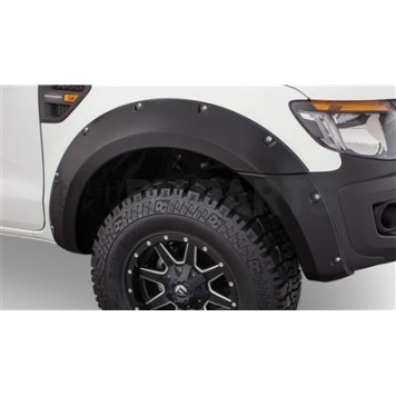 Bushwacker Fender Flare - Black Dura-Flex ® 2000 ABS Smooth Plastic Matte Set Of 4 - 40909-02