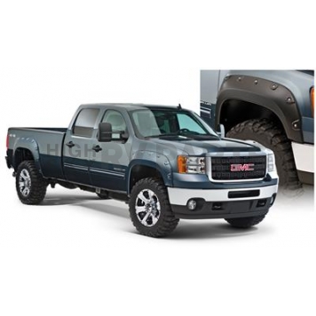 Bushwacker Fender Flare - Black Dura-Flex 2000 ABS Smooth Plastic Matte Set Of 4 - 40943-02