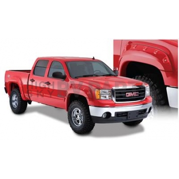 Bushwacker Fender Flare - Black Dura-Flex 2000 ABS Smooth Plastic Matte Set Of 4 - 40947-02