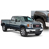 Bushwacker Fender Flare - Black Dura-Flex 2000 ABS Smooth Plastic Matte Set Of 4 - 40953-02