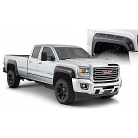 Bushwacker Fender Flare - Black Dura-Flex 2000 ABS Smooth Plastic Matte Set Of 4 - 40968-02