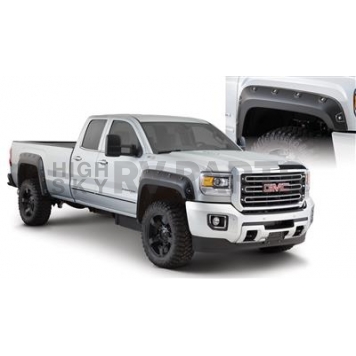 Bushwacker Fender Flare - Black Dura-Flex 2000 ABS Smooth Plastic Matte Set Of 4 - 40968-02