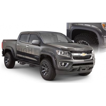Bushwacker Fender Flare - Black Dura-Flex 2000 ABS Smooth Plastic Matte Set Of 4 - 40969-02