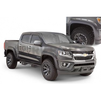 Bushwacker Fender Flare - Black Dura-Flex 2000 ABS Smooth Plastic Matte Set Of 4 - 40970-02