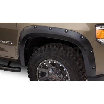 Bushwacker Fender Flare - Black Dura-Flex 2000 ABS Smooth Plastic Matte Set Of 4 - 40971-02