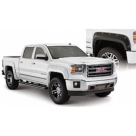 Bushwacker Fender Flare - Black Dura-Flex 2000 ABS Smooth Plastic Matte Set Of 4 - 40976-02