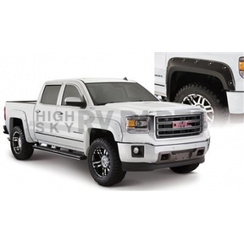 Bushwacker Fender Flare - Black Dura-Flex 2000 ABS Smooth Plastic Matte Set Of 4 - 40976-02