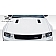 Extreme Dimensions Hood - Primered Fiberglass Black - 104877