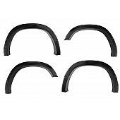 Bushwacker Fender Flare - Black ABS Thermoplastic Matte Set Of 4 - 40984-02