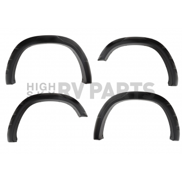 Bushwacker Fender Flare - Black ABS Thermoplastic Matte Set Of 4 - 40984-02
