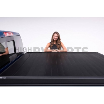 Retrax Tonneau Cover Hard Power Retractable Black Matte Powder Coated Aluminum - 90386-2
