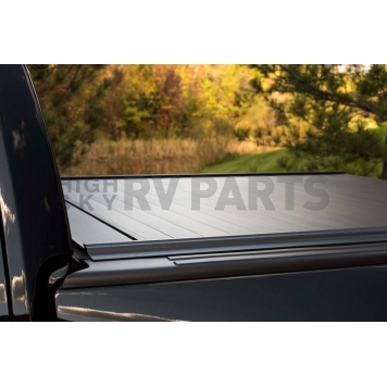 Retrax Tonneau Cover Hard Power Retractable Black Matte Powder Coated Aluminum - 90386-3