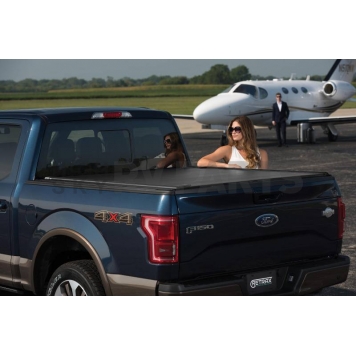 Retrax Tonneau Cover Hard Power Retractable Black Matte Powder Coated Aluminum - 90386-6