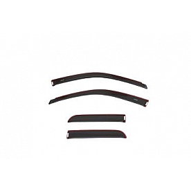 Auto Ventshade (AVS) Rainguard - Brilliant Black Crystal Pearcoat - Vehicle Color Code PX8 Acrylic Set Of 4 - 994003AXR