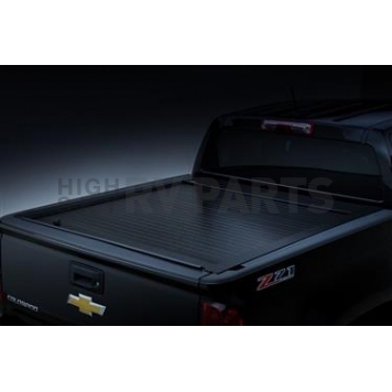 Pace Edwards Tonneau Cover Hard Manual Retractable Black Matte Powder Coated Aluminum - FMDA25A56