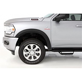 Bushwacker Fender Flare - Black ABS Plastic Smooth Set Of 2 - 50069-02